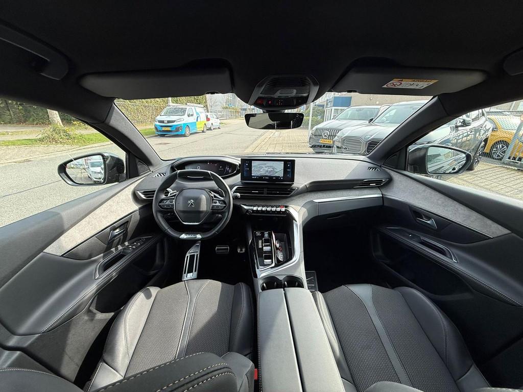 Peugeot 5008 1.2 PureTech GT Black Pack, Navi, NAP, 7 Persoo, Auto's, Gebruikt, 1199 cc, Zwart, Origineel Nederlands