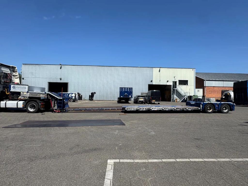 Nooteboom EURO-38-02 Dieplader / Zwanenhals afneembaar / Ges, Auto's, Blauw, Overige brandstoffen, Bedrijf, Geïmporteerd