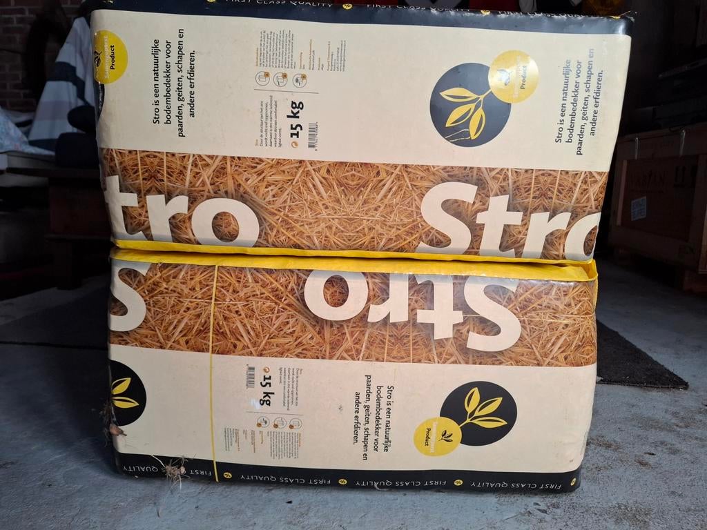 2 balen stro van 15 kg, Meerdere dieren, Overige soorten