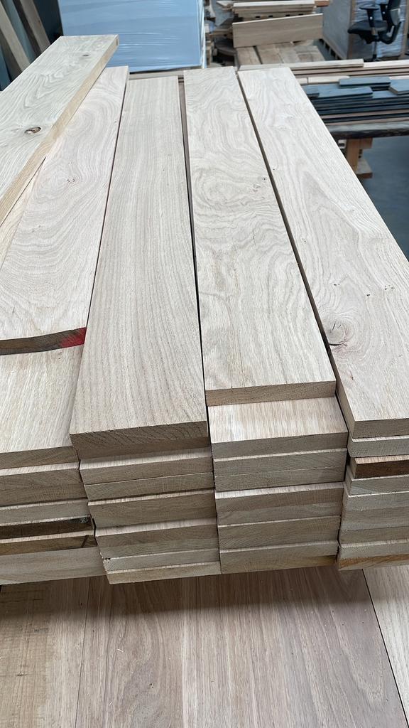 Eiken planken | 4 zijdig geschaafd | gedroogd 8-10%