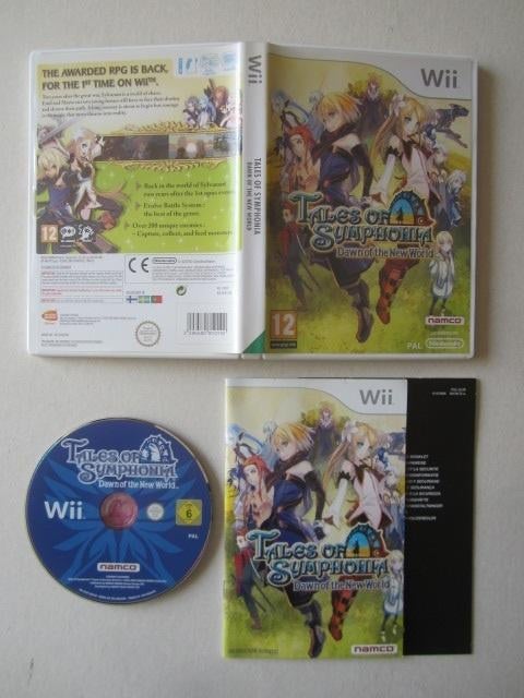 Tales of Symphonia Nintendo Wii (RPG), 1 speler, Ophalen of Verzenden, Zo goed als nieuw, Role Playing Game (Rpg)