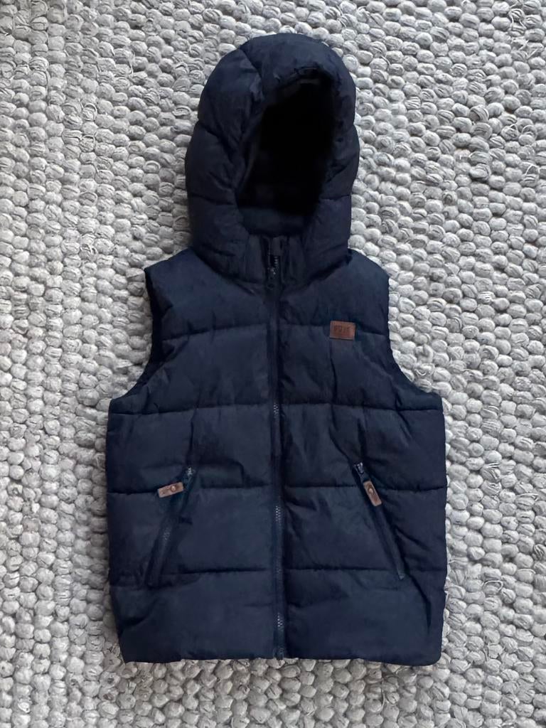 PompdeLux bodywarmer donkerblauw maat 122-128, Kinderen en Baby's, Kinderkleding | Maat 122, Ophalen of Verzenden, Zo goed als nieuw