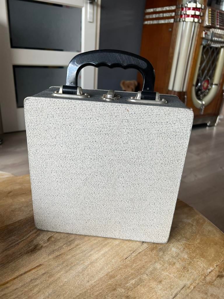 Vintage platenkoffer, Ophalen of Verzenden, Audio en Video