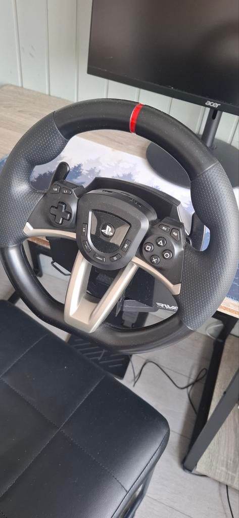 Hori APEX racestuur ps4 ps5 en pc, Spelcomputers en Games, Spelcomputers | Sony PlayStation Consoles | Accessoires, Ophalen, Zo goed als nieuw