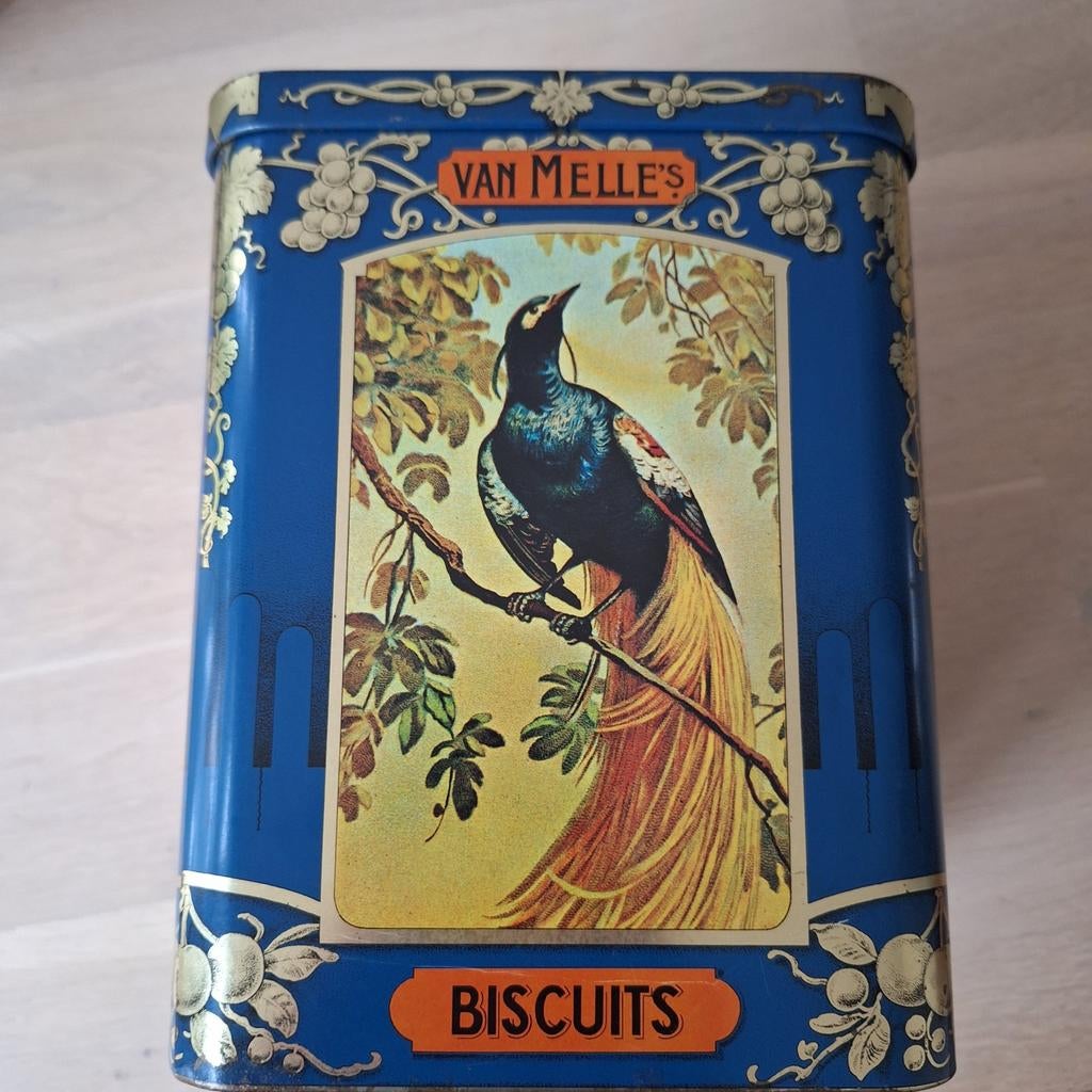 Van Melle's biscuits oud blik, Ophalen of Verzenden, Gebruikt, Overige