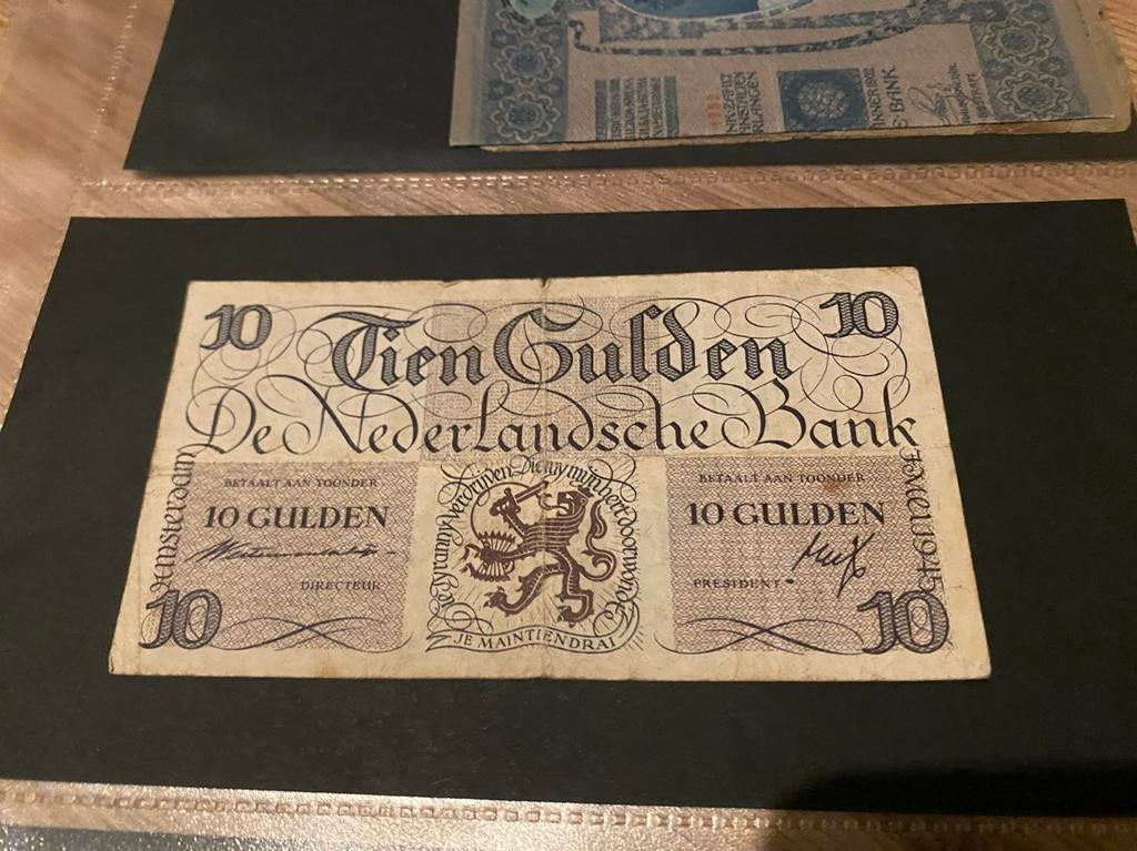 Tien gulden biljet van Lieftinck, Postzegels en Munten, Bankbiljetten | Nederland, Ophalen of Verzenden, 10 gulden, Los biljet