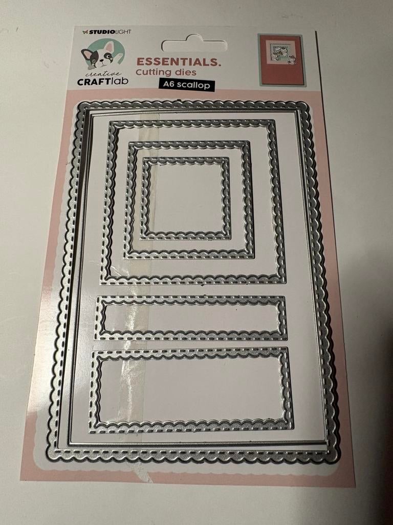 Craftlsb snijmsl a6 scallop, Ophalen of Verzenden, Zo goed als nieuw, Overige thema's, Pons of Mal