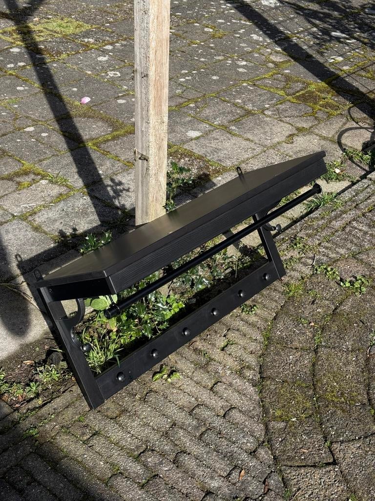 IKEA Hemnes kapstok zwart 85x34x37 cm, Wandkapstok, Nieuw, Ophalen of Verzenden, Minder dan 100 cm