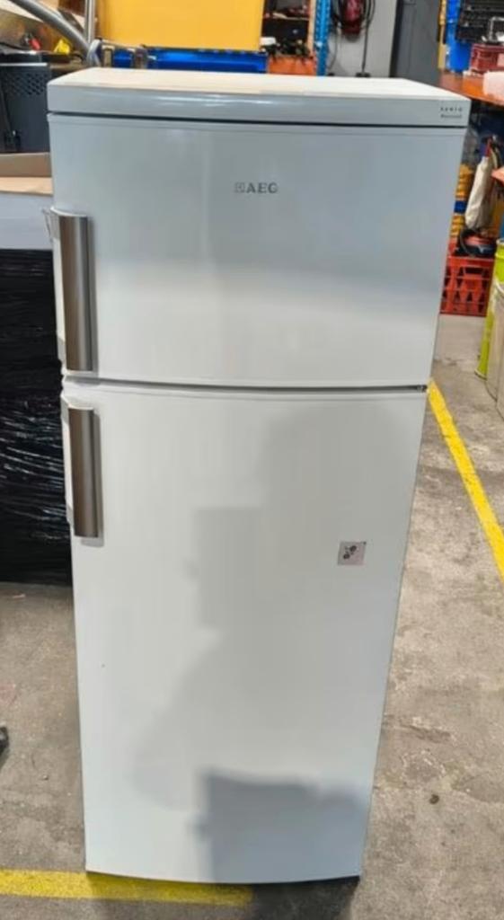 koelkast AEG koel-vries combinatie 55 euro, Witgoed en Apparatuur, Vriezers en Diepvrieskisten, Ophalen, Gebruikt, ., Minder dan 60 cm