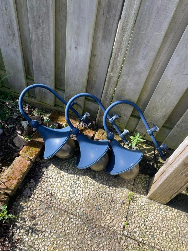 Lantaarnpaal met 3 lampen, Ophalen, Gebruikt, Staande lamp, Netvoeding