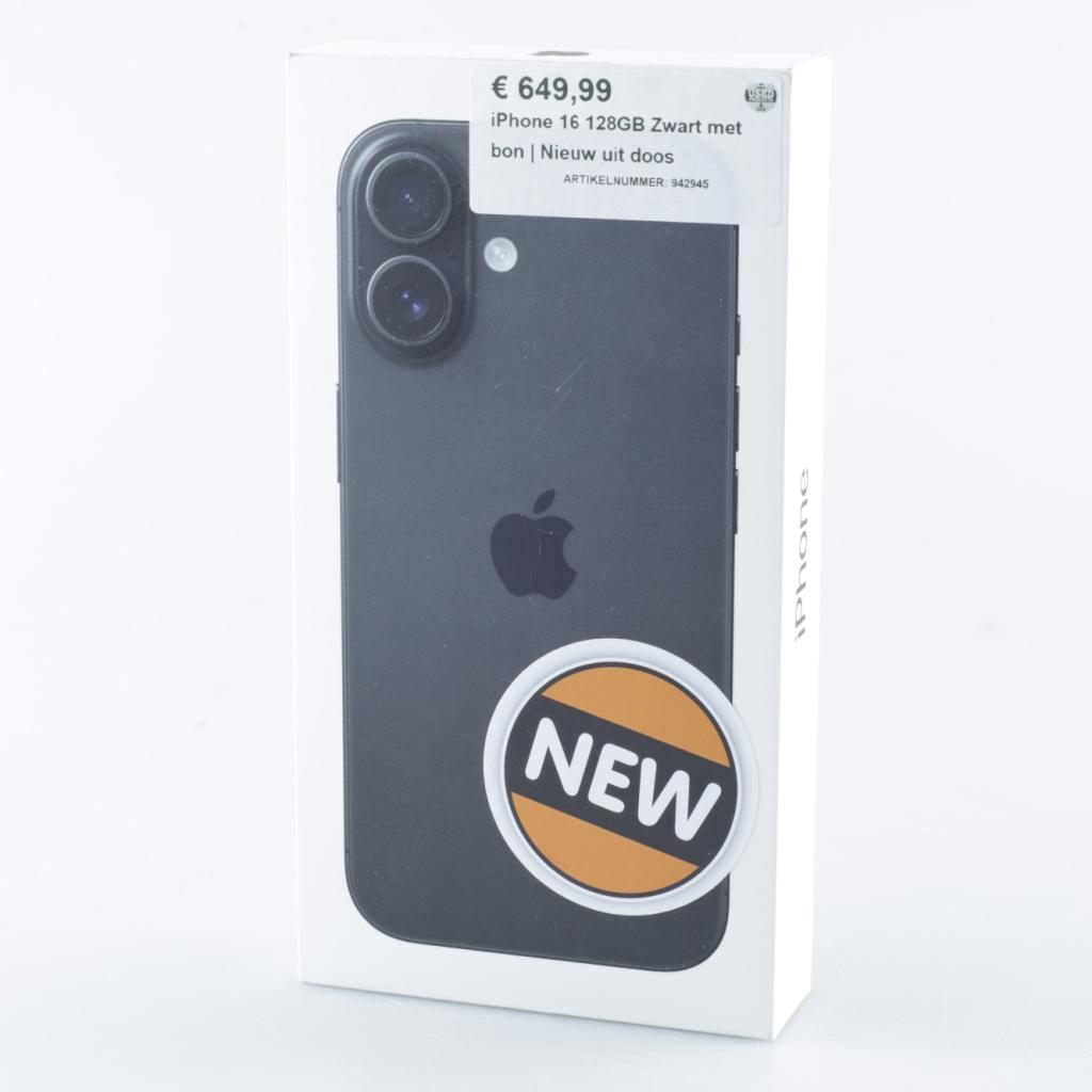 iPhone 16 128GB Zwart met bon | Nieuw uit doos, Apple, Nieuw, Support@apple.com, One Apple Park Way
Cupertino, CA 95014
United States