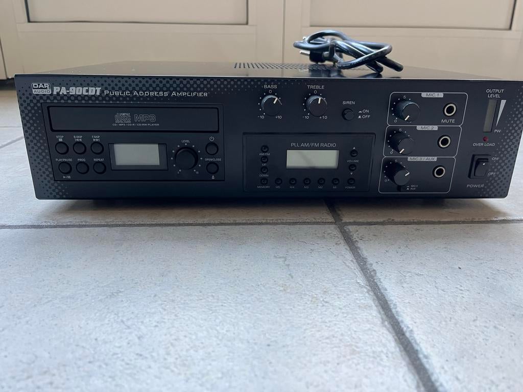 DAP AUDIO PA-90CDT Public Address Versterker, Z, Overige systemen, Z, Z