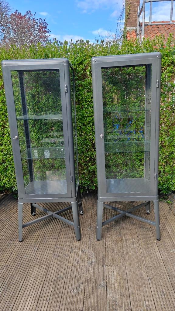 Industrieel Vitrinekastje - Greenhouse - Fabrikor, Ophalen, 25 tot 50 cm, 50 tot 100 cm, Minder dan 100 cm