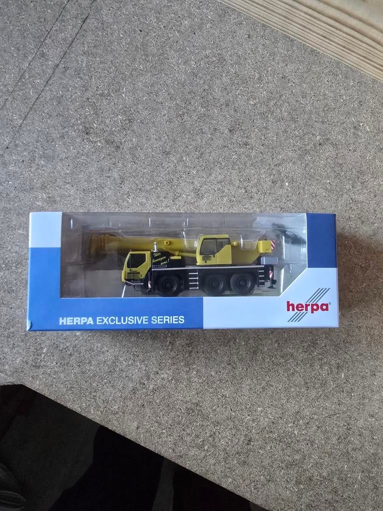 1342 liebherr 1045 wiemann kraan, Ophalen of Verzenden, Nieuw, Hijskraan, Tractor of Landbouw, Herpa