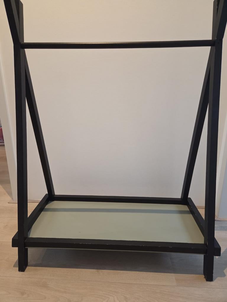 Houten kledingrek voor kinderkamer, Ophalen, Rechthoekig, 50 tot 100 cm, Minder dan 50 cm