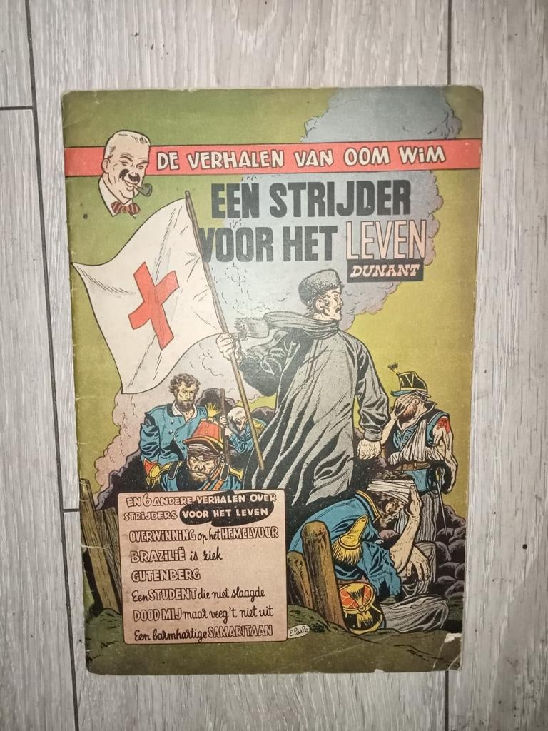 Oom Wim: Een Strijder Voor Het Leven (Dunant), Boeken, Stripboeken, Eén stripboek, Ophalen of Verzenden, Gelezen, Oom Wim