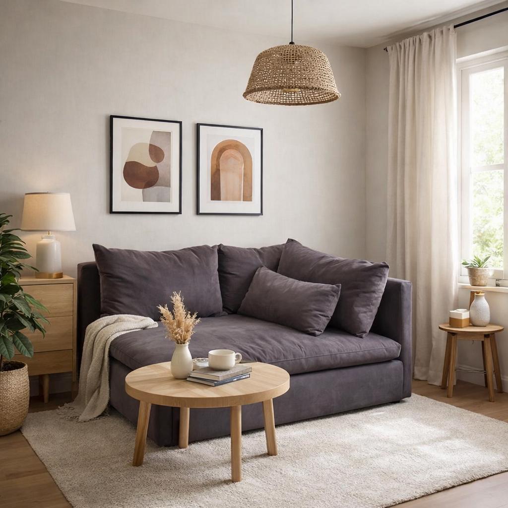 Grijze hoes voor IKEA Söderhamn hoekelement, Ophalen of Verzenden, Zo goed als nieuw, Stof