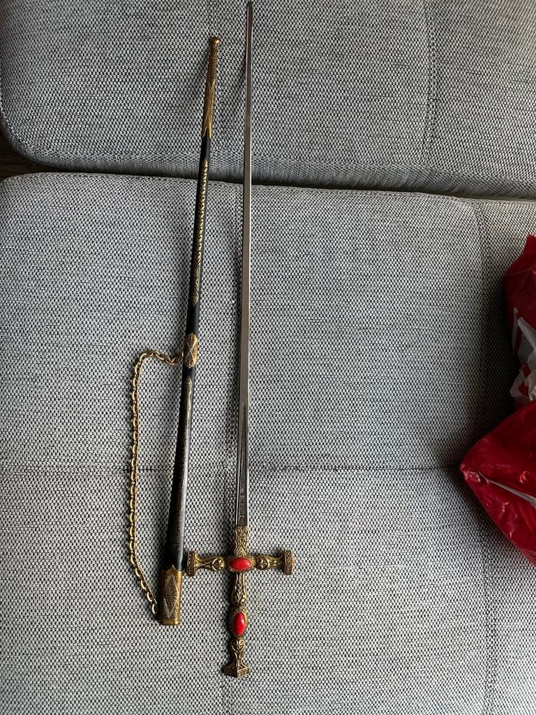 Vintage mooie zwaard (decoratieve), Verzamelen, Militaria | Algemeen, Ophalen of Verzenden, Overige soorten, Zwaard of Sabel