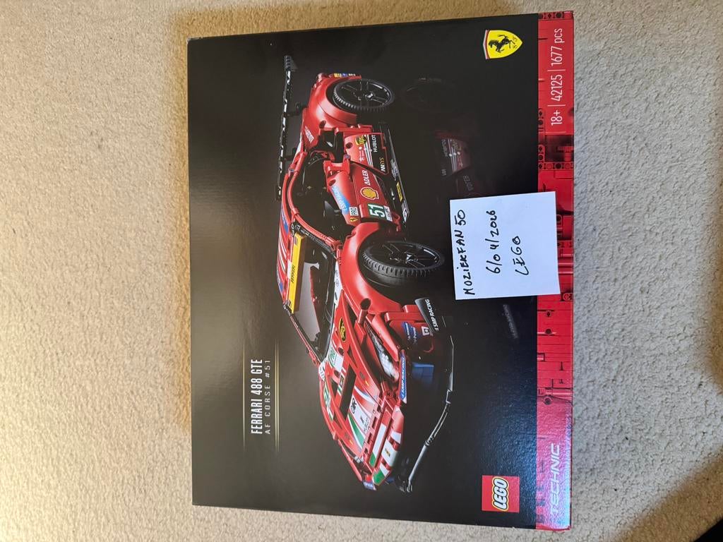Lego ferrari 42125, Kinderen en Baby's, Lego, Nieuw, Ophalen of Verzenden, Technic