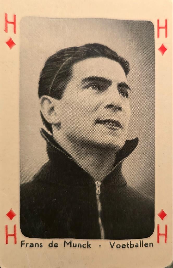 Frans de Munck - Voetballen spelerskaart, Ophalen of Verzenden, Gebruikt, Overige binnenlandse clubs, Spelerskaart