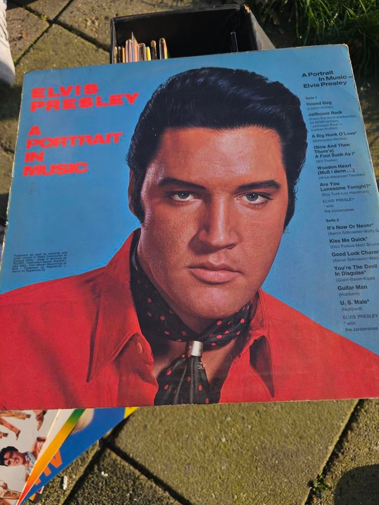 Elvis Presley - A Portrait in Music LP, Ophalen of Verzenden, 1960 tot 1980, Gebruikt, 12 inch