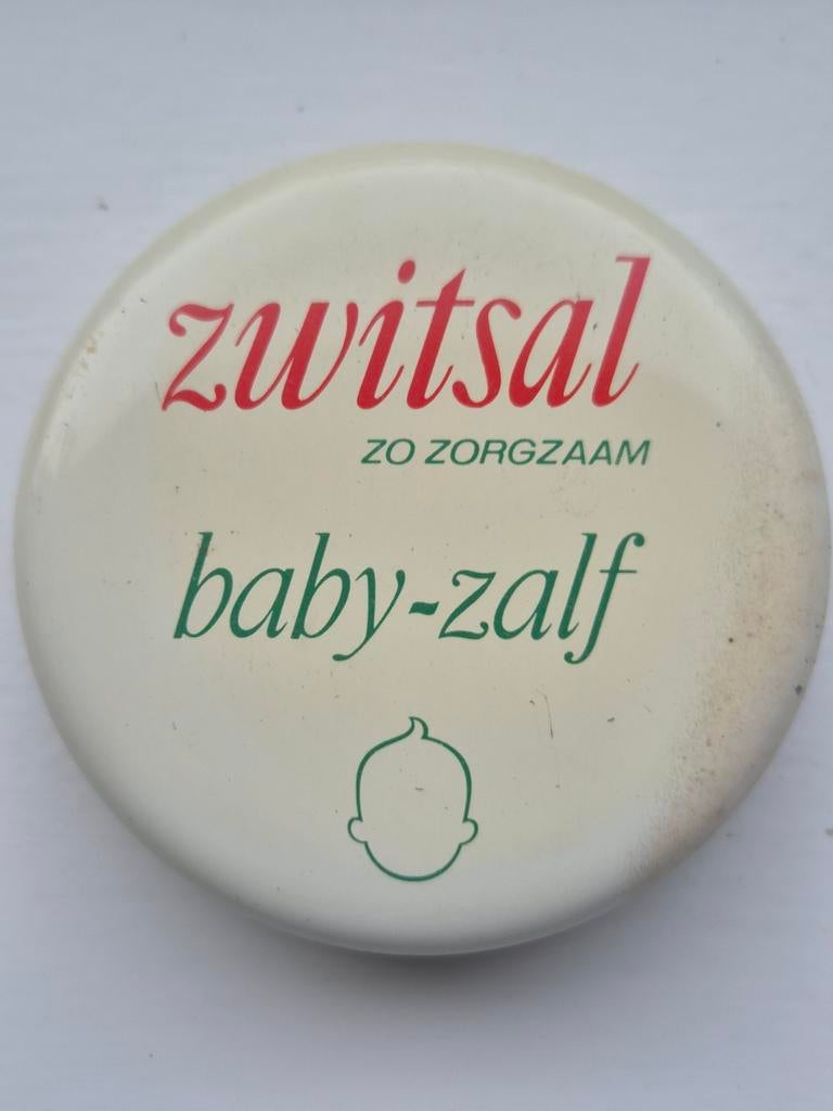 Zwitsal Baby Zalf blik Apeldoorn, Verzamelen, Blikken, Ophalen of Verzenden, Gebruikt, Overige