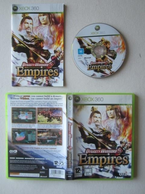 Dynasty Warriors 5 empires Xbox 360, Avontuur en Actie, Gebruikt, 1 speler, Ophalen of Verzenden