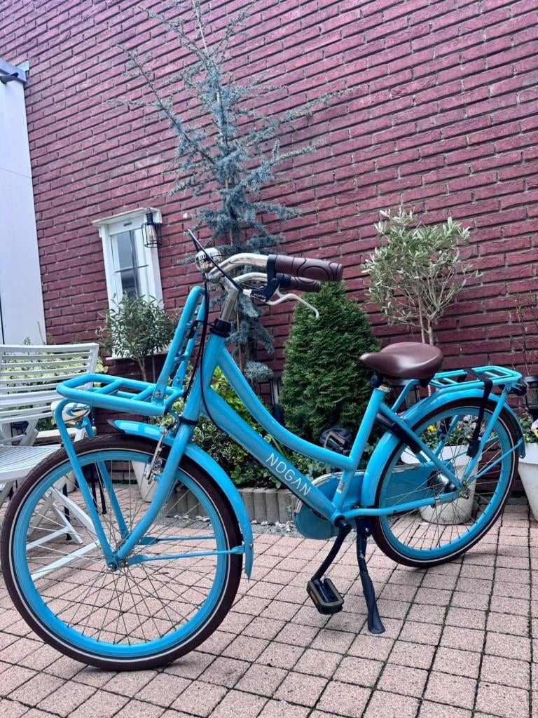 Nogan - Meisjesfiets - 24 inch - Turquoise, Ophalen, Versnellingen, Nogan, Gebruikt