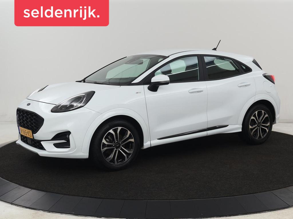 Ford Puma 1.0 EcoBoost Hybrid ST-Line | Carplay| Navigatie |, Voorwielaandrijving, Euro 6, Wit, Origineel Nederlands