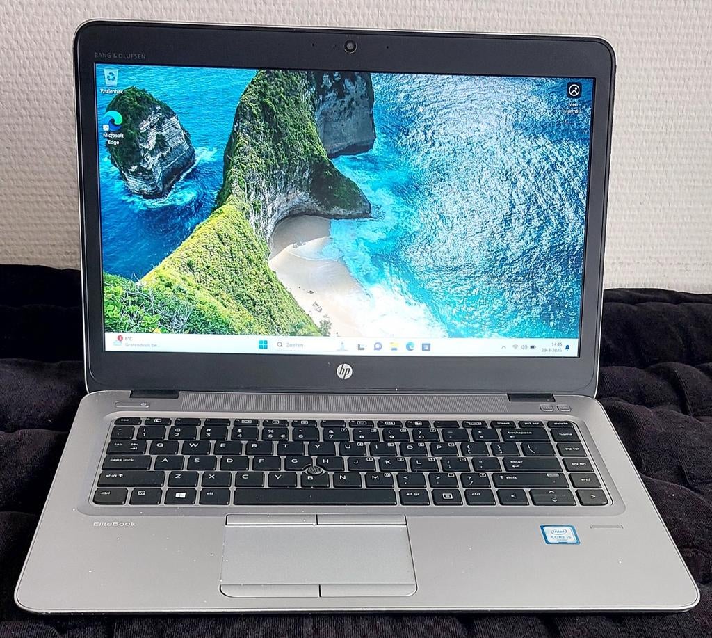 Hp Elitebook i5 13 inch Opslag 256 GB SSD, 2 tot 3 Ghz, Qwerty, 8 GB, 13 inch