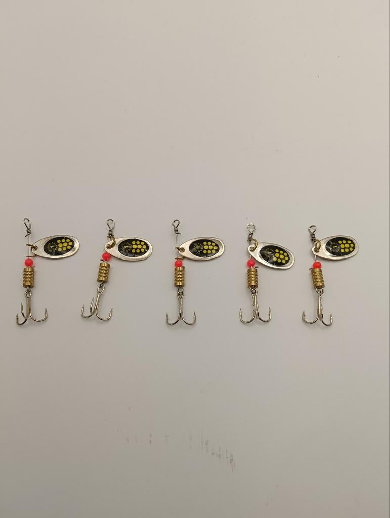 5 stuks spinners blinkers, Watersport en Boten, Ophalen of Verzenden, Nieuw, Overige typen