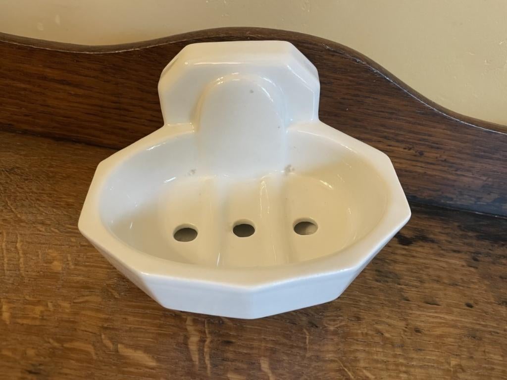 Art Deco 1930 Porselein Zeepbakje Zeephouder Frans, Ophalen of Verzenden