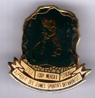 Eddy Merckx email op koper PIN ( BLAD5_541 ), Verzamelen, Speldjes, Pins en Buttons, Nieuw, Speldje of Pin, Figuurtje, Verzenden