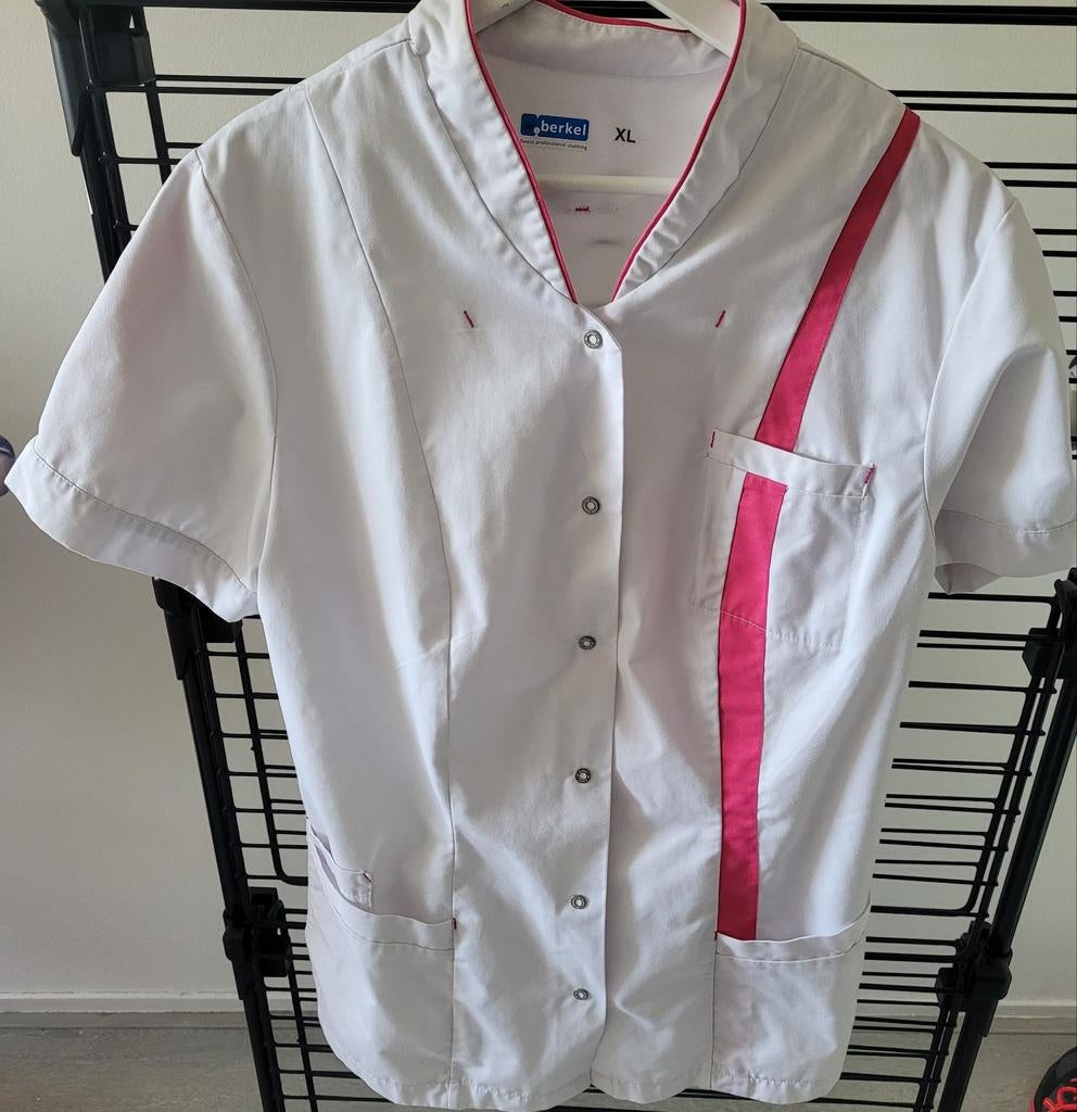 Zorgjasje De Berkel wit/roze, maat XL - zo goed als nieuw, De Berkel, Ophalen of Verzenden, Zo goed als nieuw