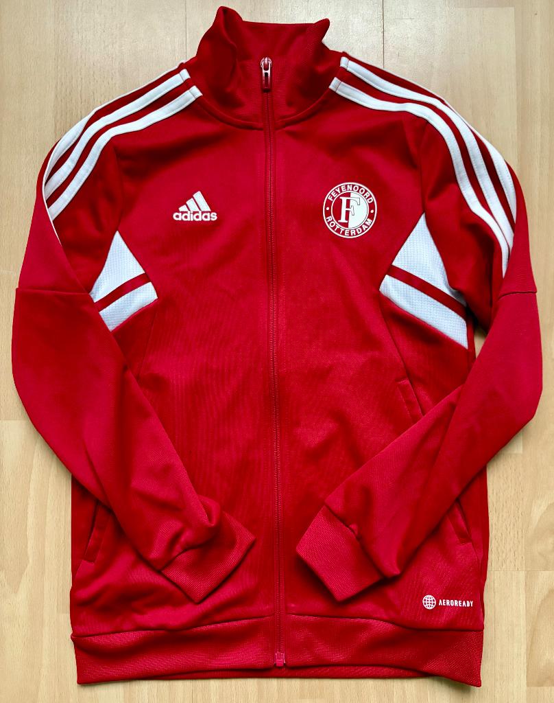 Feyenoord trainings jack rood 11-12Y /152, Adidas, Nieuw, Ophalen of Verzenden, Jongen