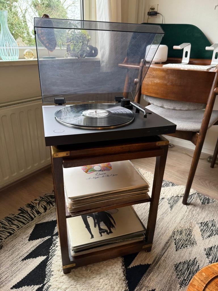 Vintage Harrods mahoniehouten bijzettafel van Kennedy, Ophalen