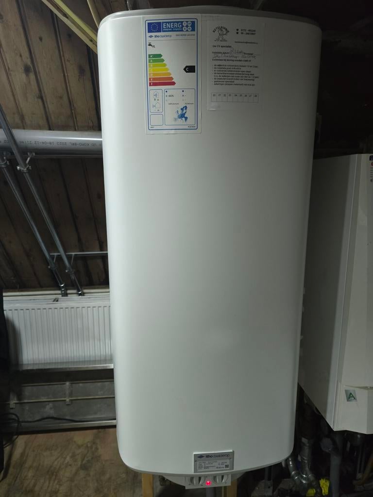 Itho Daalderop Boiler 120 Liter Duo Koper, 100 liter of meer, Ophalen of Verzenden, Boiler, Minder dan 3 jaar oud