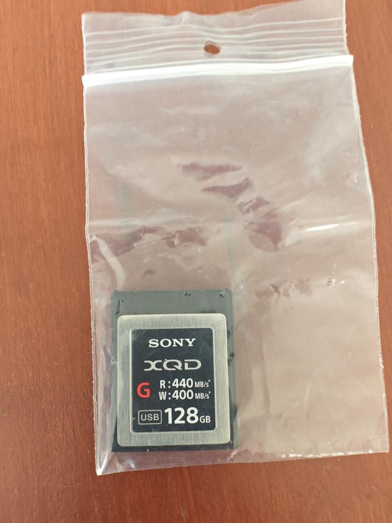 Sony 128GB XQD Kaart, XQD, Ophalen of Verzenden, Zo goed als nieuw, Fotocamera