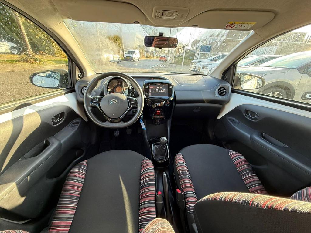 Citroen C1 1.0 VTi Shine, Camera, Stoel verwarming, Navi, Voorwielaandrijving, Stof, C1, Wit