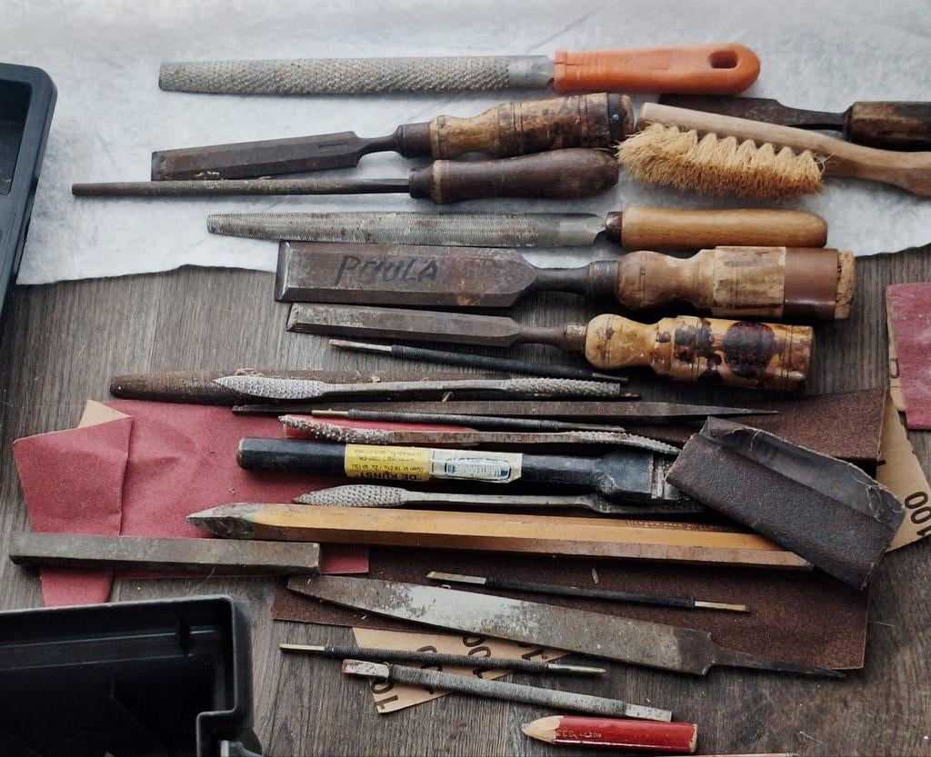 Beeldhouw gereedschap, Ophalen, Gebruikt, Gereedschap of Toebehoren