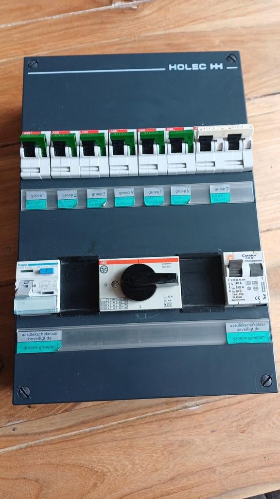 Groepenkast 6 /8 licht kookgroep 2 als hs40A, Ophalen of Verzenden, Overige typen