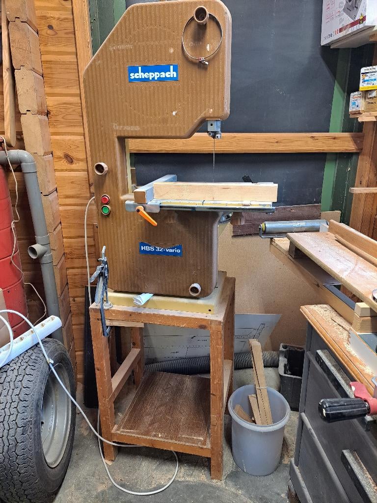 Lintzaag Scheppach, Ophalen, Gebruikt, 600 tot 1200 watt, Lintzaag