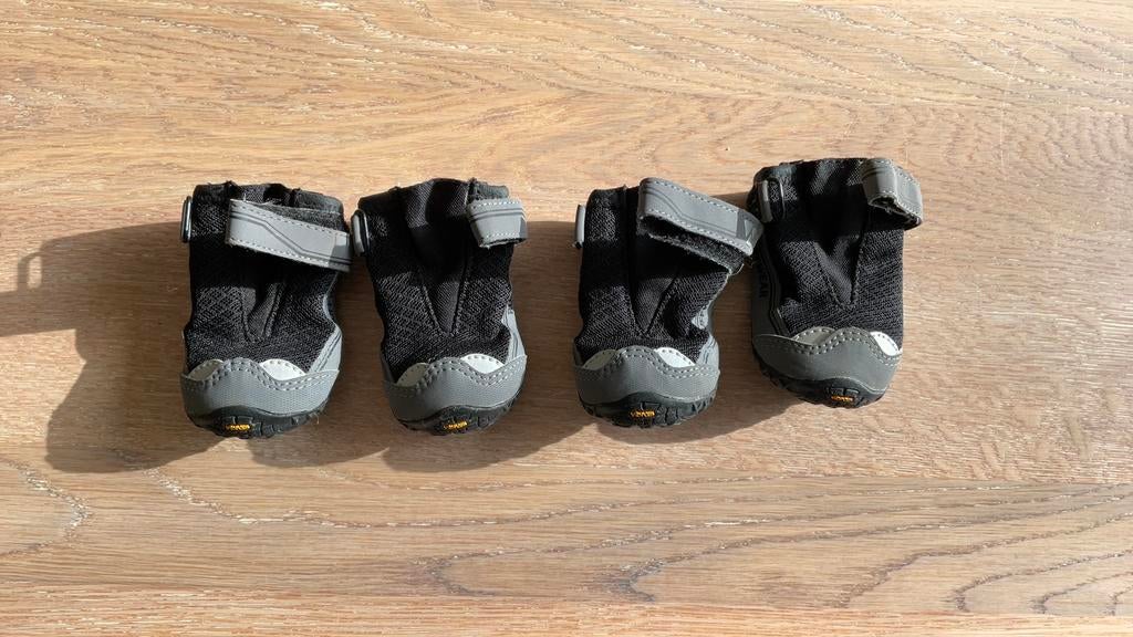 4x Ruffwear Grip Tex hondenschoenen XXS zwart, Ophalen of Verzenden, Zo goed als nieuw
