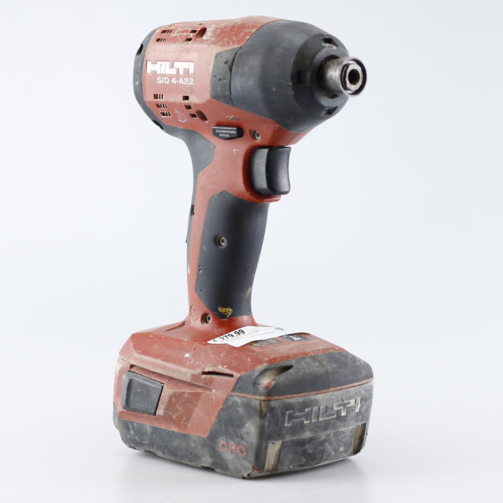 Hilti SID 4-A22 Slagmoersleutel + Accu, Hilti, Zo goed als nieuw, Support@hilti.com, Hilti Corporation, Feldkircher Strasse 100, 
9494 Schaan
Liechtenstein