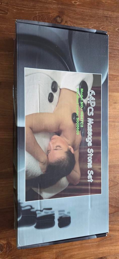 Hotstone massage set 64 stenen met heater, Ophalen of Verzenden, Zo goed als nieuw, Hotstone