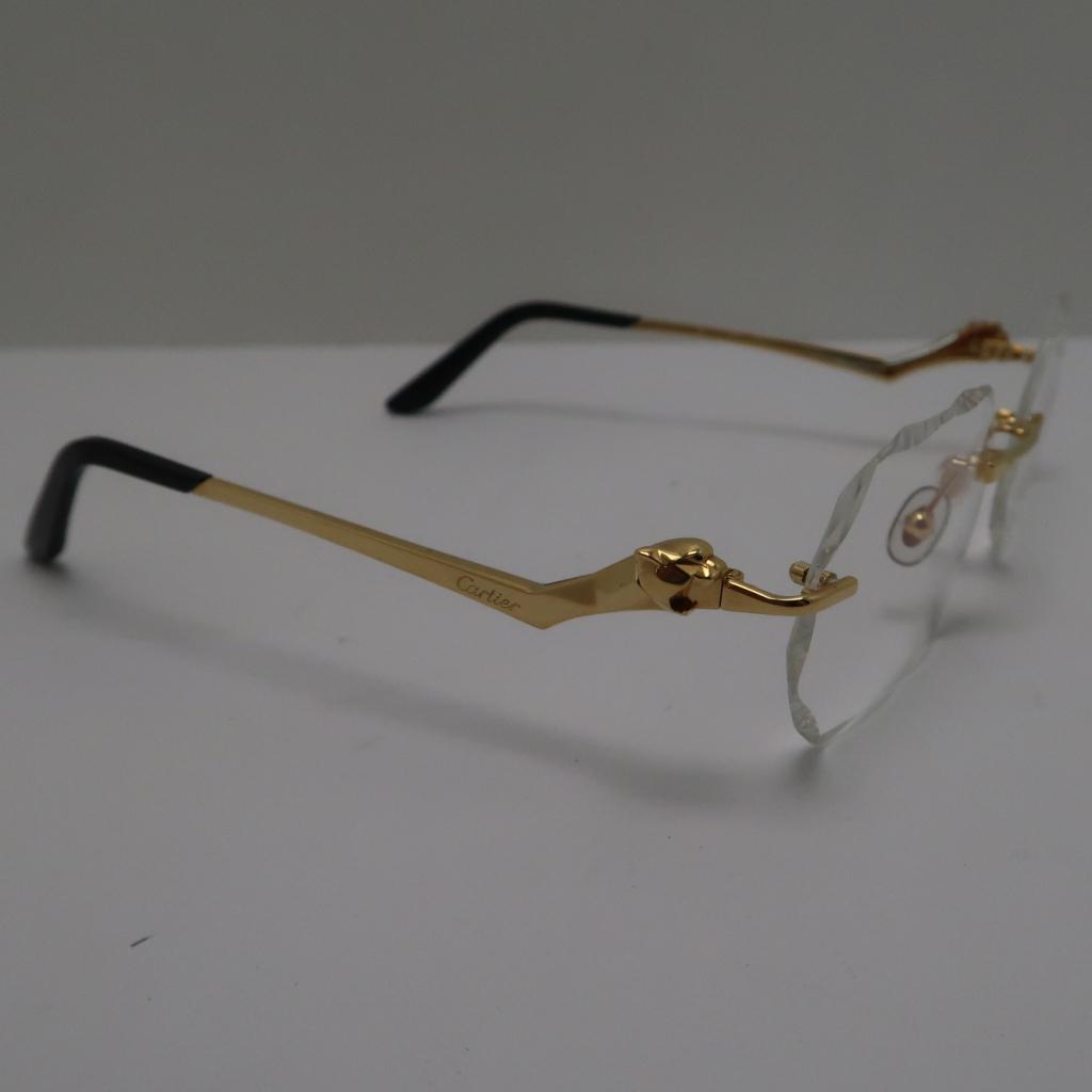 Cartier Panthère CT0120O-001 Diamond Cut | in Nieuwstaat, Niet ingevuld, Zo goed als nieuw, Niet ingevuld, Niet ingevuld