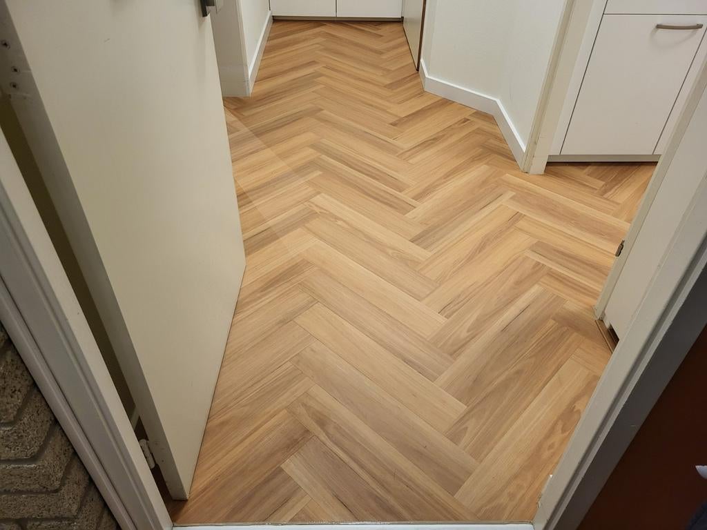 Pvc Vloer Klik Visgraat (Nieuw ) 200 m2, Ophalen of Verzenden, Nieuw, Overige typen