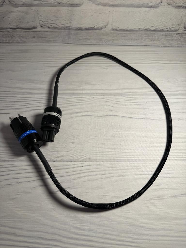 Qed audio power cable 1 meter, Verzenden, Nieuw, Minder dan 2 meter, Overige kabels