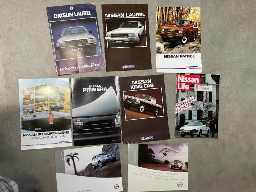 Datsun Folders, Verzenden, Gelezen, Overige merken