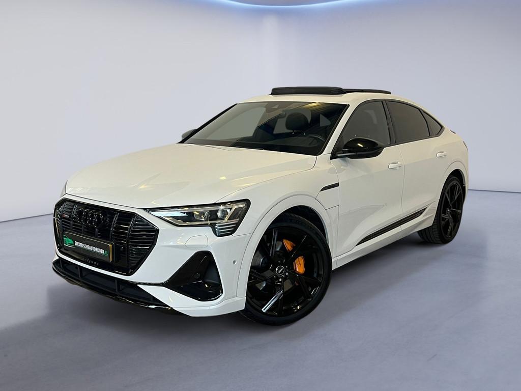 Audi E-tron Sportback 55 quattro S edition 95 kWh|B&O|PANO|I, Auto's, Automaat, 131 €/maand, Zwart, 95 kWh